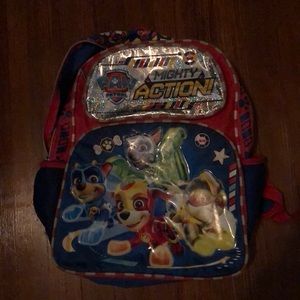 Mighty pups paw patrol book bag
